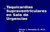 Taquicardias Supraventriculares en Sala de Urgencias Oscar L Paredes G, M.D., Ph.D.