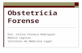 Obstetricia Forense Dra. Celina Fonseca Rodríguez Medico Legista Instituto de Medicina Legal.