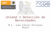Unidad I Detección de Necesidades M.C. Juan Carlos Olivares Rojas.