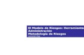 El Modelo de Riesgos: Herramientas y Administración Metodología de Riesgos Leonardo Olea.