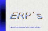 Sistematización en las Organizaciones. Contenido ERP: Los conceptos Historia de los sistemas ERP Nociones básicas de ERP Características de los ERP La.
