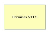Permisos NTFS.  Descripción general Introducción a los permisos de NTFS Cómo aplica Windows 2000 los permisos de NTFS Uso de los permisos de NTFS Uso.