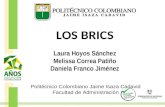 LOS BRICS Laura Hoyos Sánchez Melissa Correa Patiño Daniela Franco Jiménez Politécnico Colombiano Jaime Isaza Cadavid Facultad de Administración.