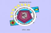 DISERTACION AÑO: 2004. DISERTACION CONSEJO PROVINCIAL DE ESTUDIANTES DE ENFERMERIA DE SALTA TEMA: PLANIFICACION DE PROYECTOS COMUNITARIOS DE SALUD EN.