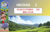 ECOSISTEMAS EN BOLIVIA. Contenido Características Fisiográficas de Bolivia Características climáticas Ecosistemas característicos Biodiversidad en Bolivia.