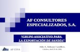 AF CONSULTORES ESPECIALIZADOS, S.A. Aldo A. Aldeano Castillero. Calobre, abril 29 de 2006. “GRUPO ASOCIATIVO PARA LA EXPORTACIÓN DE SANDÍA”