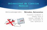 Universidad de Ciencias Médicas Anticoncepción: Métodos Naturales Fiorella Calderón S. Yendry Díaz G. Andrés Sobrado Ch. Juan Villalobos R. Juan Yglesias.
