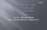 Víctor Madrid Henao Esp. Entrenamiento Deportivo FITWELL.