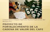 PROYECTO DE FORTALECIMIENTO DE LA CADENA DE VALOR DEL CAFE Cooperativa Integral Agrícola Nueva Esperanza del Bosque R.L.