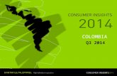 COLOMBIA Q3 2014. Crece financiamiento automotriz en el primer semestre un 5.5% según la AMDA Capitalinos gastaron 11,5% más en 2014 Durante los primeros.
