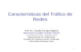 1 Características del Tráfico de Redes Prof. Dr. Claudio Enrique Righetti Aplicaciones Escalables en Redes Globales 2 Cuatrimestre 2006 – Segundo Curso.