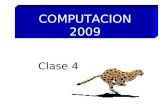 COMPUTACION 2009 C lase 4 Programa PASCAL SENTENCIAS DATOS Expresiones Tipos Declaración de variables Declaración de variables Asignación Entrada/Salida.