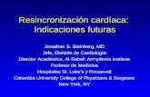Resincronización cardíaca: Indicaciones futuras Jonathan S. Steinberg, MD Jefe, División de Cardiología Director Académico, Al-Sabah Arrhythmia Institute.