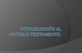 El Antiguo Testamento.  Generalidades. El antiguo Testamento, es el primero de los dos volúmenes que componen la Sagrada Escritura. Comienza con la creación.