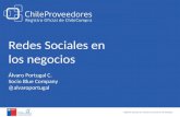 Redes Sociales en los negocios Álvaro Portugal C. Socio Blue Company @alvaroportugal.