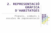 2. REPRESENTACIÓ GRÀFICA D’HABITATGES Plànols, símbols i escales de representació.