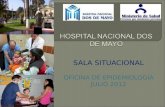 SALA SITUACIONAL OFICINA DE EPIDEMIOLOGÍA JULIO 2012.
