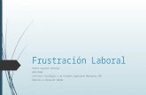 Frustración Laboral Andrea Esquivel González A01167960 Instituto Tecnológico y de Estudios Superiores Monterrey CEM Análisis y Expresión Verbal.