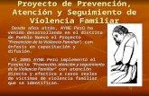 Proyecto de Prevención, Atención y Seguimiento de Violencia Familiar Desde años atrás, AYNE Perú ha venido desarrollando en el distrito de Pueblo Nuevo.