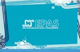 Laboratorio Central del EPAS PRESUPUESTO 2010 160 Millones de Pesos FACTURACION 63.8 Millones de Pesos 65 % de Cobro Cobertura de prestación agua Potable.