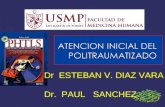 Dr ESTEBAN V. DIAZ VARA Dr. PAUL SANCHEZ. DEFINICION ➲ Trama múltiple Lesión significativa en más de un sistema corporal mayor ➲ Poli traumatizado Paciente.