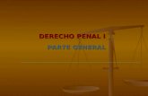 DERECHO PENAL I PARTE GENERAL. EL CÓDIGO PENAL DE 1991 ESTÁ DIVIDIDO EN TRES PARTES: PARTE GENERAL SUJETO ACTIVO SUJETO PASIVO BIEN JURÍDICO PARTE ESPECIAL.