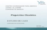 CENTRO COORDINADOR PARA AMERICA LATINA Y EL CARIBE CONVENIO DE BASILEA ESTUDIO DE CASO CONVENIO DE ESTOCOLMO Plaguicidas Obsoletos Sao Paulo Diciembre.