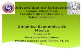 Dinámica Económica de México ¿Que es la Economía? Los mercados y el costo de oportunidad El Ciclo Económico.