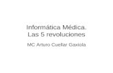 Informática Médica. Las 5 revoluciones MC Arturo Cuellar Gaxiola.