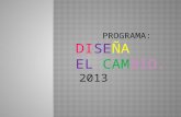 PROGRAMA: DISEÑA EL CAMBIO. 2013. Proyecto: MIS AMIGOS MI SEGUNDA FAMILIA.