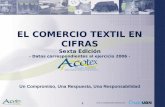 Con la colaboración técnica de: 1 EL COMERCIO TEXTIL EN CIFRAS Sexta Edición - Datos correspondientes al ejercicio 2006 - Un Compromiso, Una Respuesta,