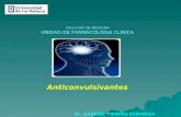 FACULTAD DE MEDICINA UNIDAD DE FARMACOLOGIA CLINICA Anticonvulsivantes Dr. GABRIEL TRIBIÑO ESPINOSA.