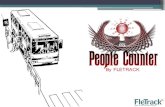People Counter El sistema People Counter sirve para calcular el grado de utilización de los vehículos del transporte público (autobuses y trenes) de forma.