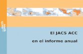 El JACS ACC en el informe anual. Contextos y temas centrales Urbano Peri-urbano AREAS METROPOLITANAS VIOLENCIA- FRAGMENCIÓN Urbano-periurbano AREAS METROPOLITANAS.