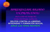 APRENDIZAJE BASADO EN PROBLEMAS FACULTAD DE DERECHO DERECHO PENAL ESPECIAL DELITOS CONTRA LA LIBERTAD, INTEGRIDAD Y FORMACIÓN SEXUAL JORGE LUIS TAPIAS.