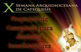 PROYECTO DE CATEQUESIS CON ADULTOS OBJETIVO Sensibilizar a los Catequistas en la necesidad de crear e implementar la Catequesis de adultos en cada una.