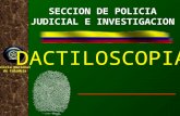 SECCION DE POLICIA JUDICIAL E INVESTIGACION Policia Nacional de Colombia DACTILOSCOPIA.