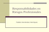 Responsabilidades en Riesgos Profesionales Fabián Hernández Henríquez.