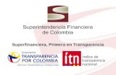 1 Superfinanciera, Primera en Transparencia 1. 2 AUDIENCIA PÚBLICA DE RENDICIÓN DE CUENTAS AUDIENCIA PÚBLICA DE RENDICIÓN DE CUENTAS A LA CIUDADANÍA Período.