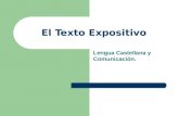 El Texto Expositivo Lengua Castellana y Comunicación.