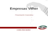 Versión: 2 Empresas Vilher Presentación Corporativa.