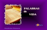 PALABRAS de VIDA Benedictinas Montserrat 2º ADVIENTO - A.