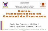 Programa en Instrumentación y Control de Procesos - Universidad de Santiago de Chile Prof: Dr. Francisco Cubillos M Depto Ingeniería Quimica - USACH.