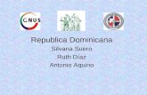 Republica Dominicana Silvana Suero Ruth Díaz Antonio Aquino.