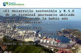 «El desarrollo sostenible y R.S.E de un terminal portuario ubicado en el corazón de la bahía más linda de América» Camilo George Díaz, Director de Comunicaciones.