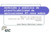 1 Herramienta para el modelado y análisis de planificabilidad de aplicaciones RT-Java sobre RT-Linux Máster en Computación Director de TFM: José María.