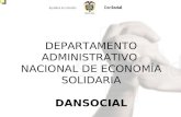 DEPARTAMENTO ADMINISTRATIVO NACIONAL DE ECONOMÍA SOLIDARIA DANSOCIAL.