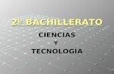 2º BACHILLERATO CIENCIAS Y TECNOLOGÍA Materias comunes Leng. C. y L. II (4h) Leng. Extran. II (3h) Historia de la Filosofía (3h) Historia de España (4h)