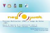 Proceso Multiactor (PMA) y Juego de Roles (JdR): Manejo de impactos de la urbanizaci³n sobre la infraestructura de riego Tiquipaya, Cochabamba. Equipo