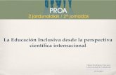 La Educación Inclusiva desde la perspectiva científica internacional Henar Rodríguez Navarro Universidad de Valladolid henarrodriguez2@yahoo.es 15-12-2011.
